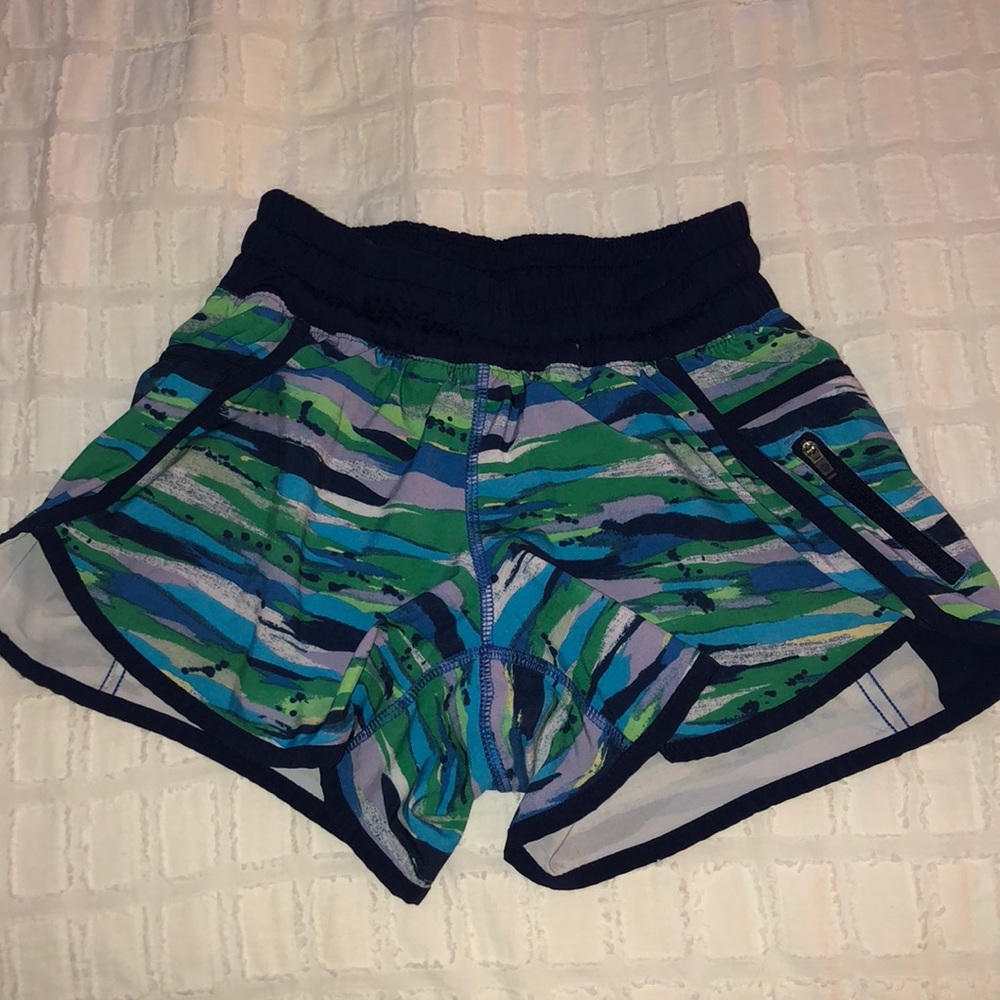 Colorful Lulu Lemon Shorts